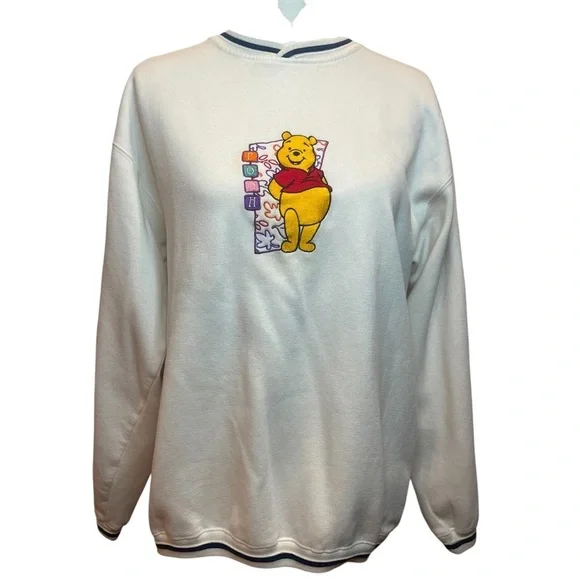 Vintage Winnie the Pooh 100 Acre Collection Sweatshirt Size Medium - Picture 1 of 9